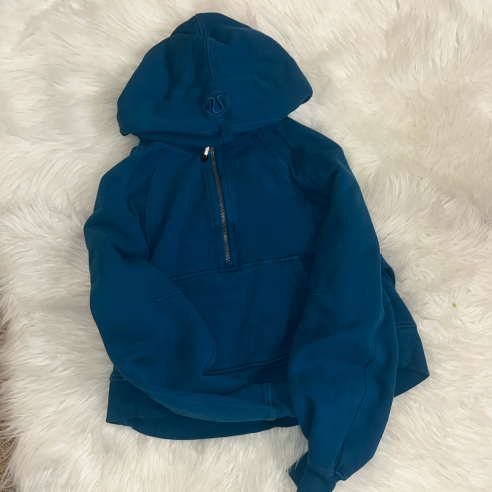 Lululemon Scuba Oversized Half-Zip Hoodie in Capri